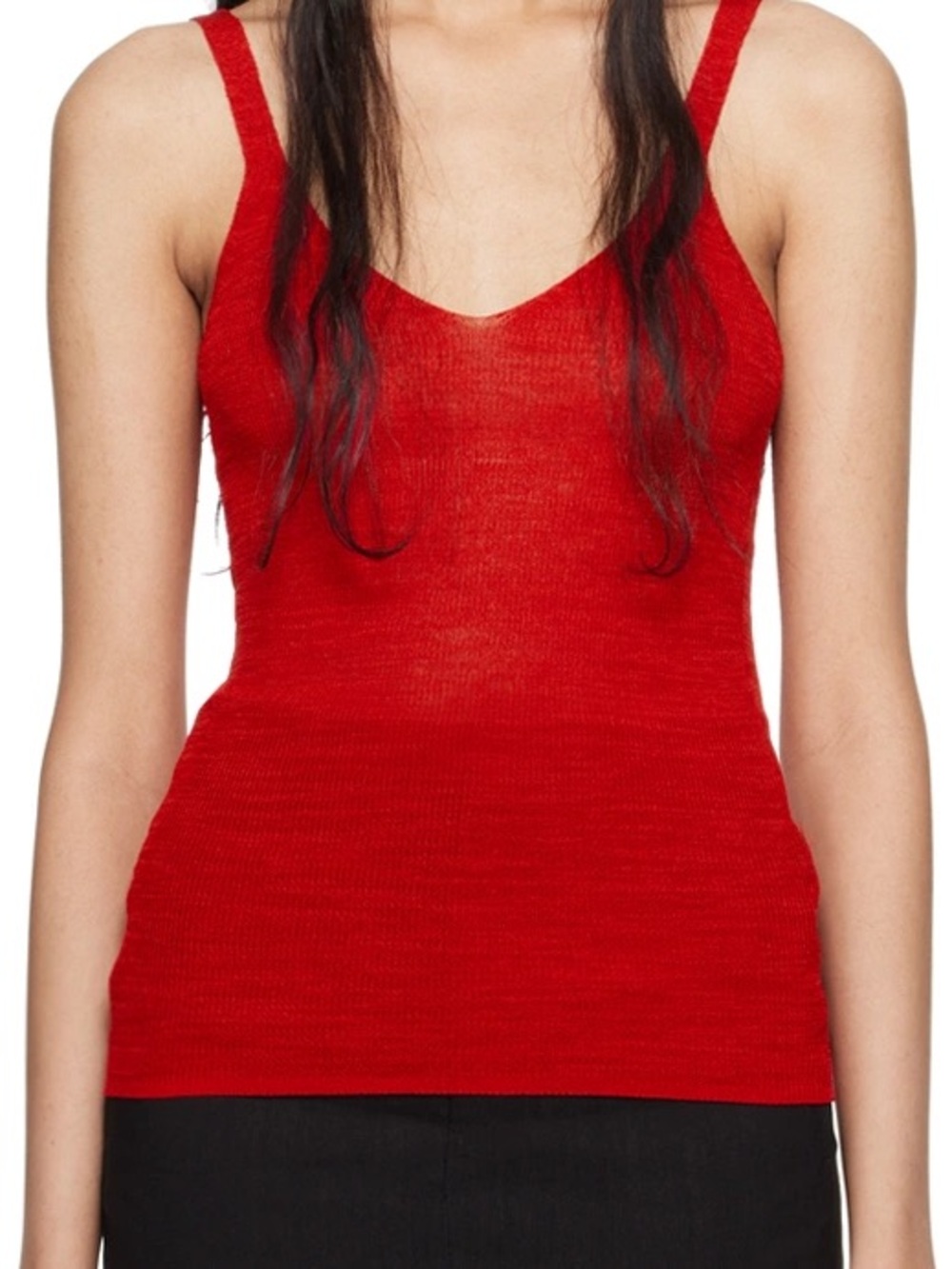 Isabel Marant Red Marthe Tank Top